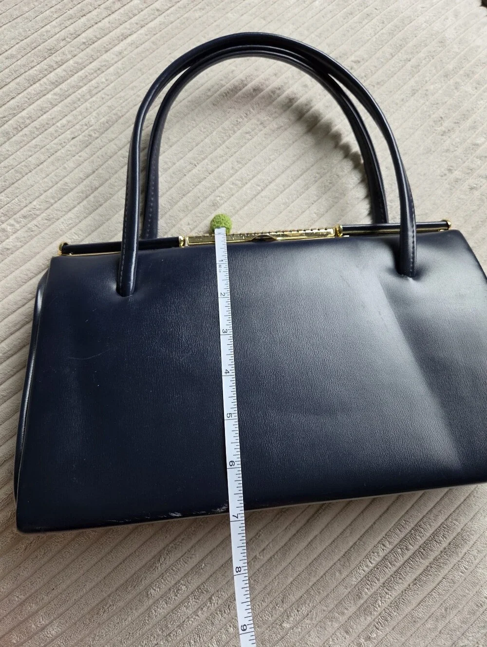 Deep Navy Vintage Purse